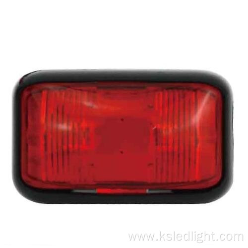 Bus trailer warning waterproof reflector side marker lamp